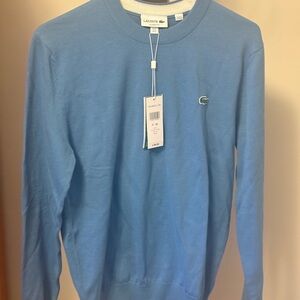 NWT Lacoste Organic Cotton Sweater M